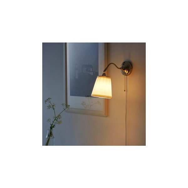 آباژور دیوارکوب نقره ای ایکیا ARSTID - تصویر 5