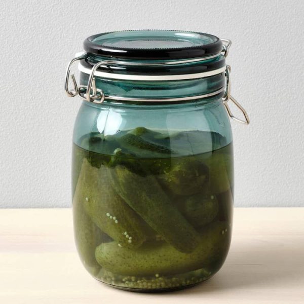 بانکه شیشه ای متوسط ابی KORKEN - تصویر 3