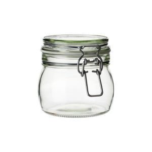 بانکه شیشه ای  کوچک ایکیا KORKEN