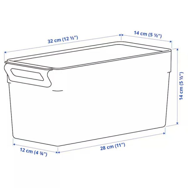 باکس شفاف 32*14*14 KLIPPKAKTUS - Image 3