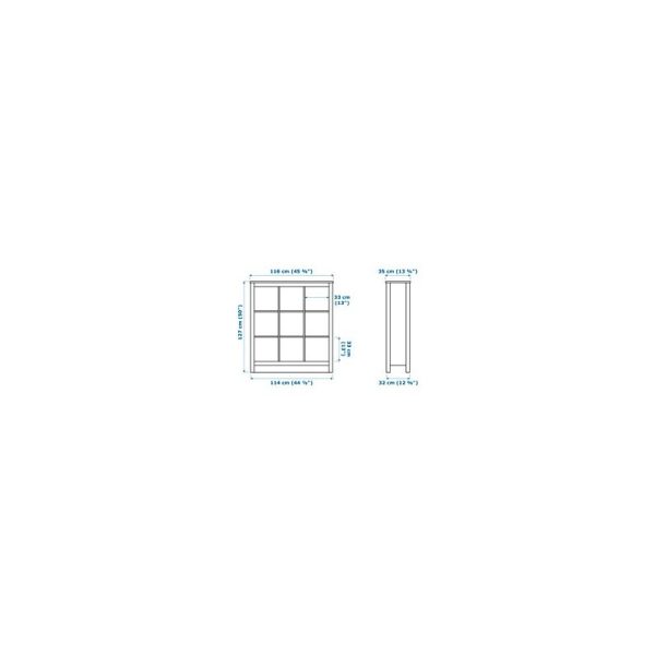 بوفه 3x3 سفید ایکیا TOMNAS - تصویر 4