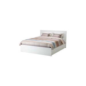 تخت خواب دونفره سفيد 4 کشو بدون کفی 160 ایکیا MALM