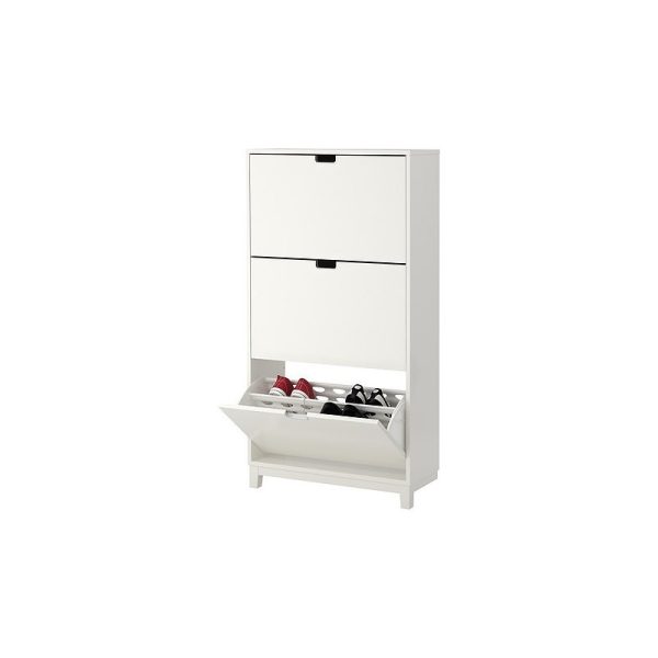 جاکفشی 3 طبقه سفید ایکیا STALL - تصویر 3