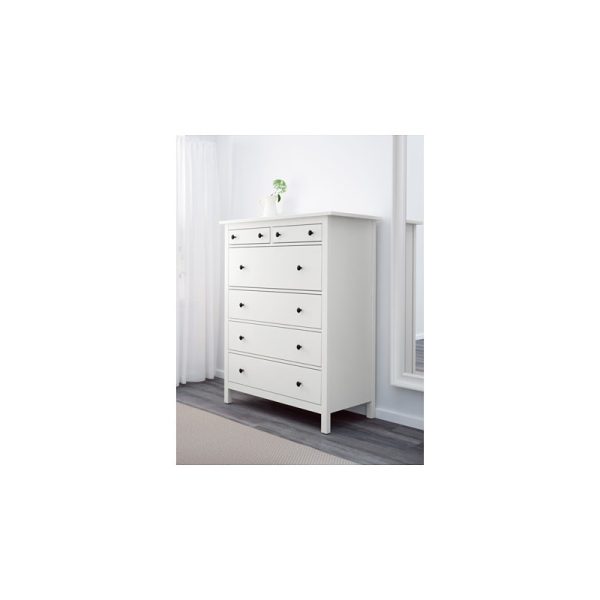 دراور 6 کشو سفید ایکیا HEMNES - تصویر 3