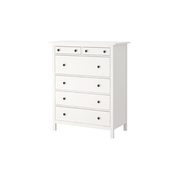 دراور 6 کشو سفید ایکیا HEMNES