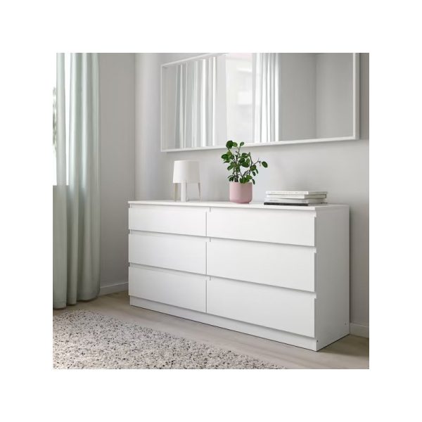 دراور شش کشوی سفید ایکیا KULLEN - Image 5