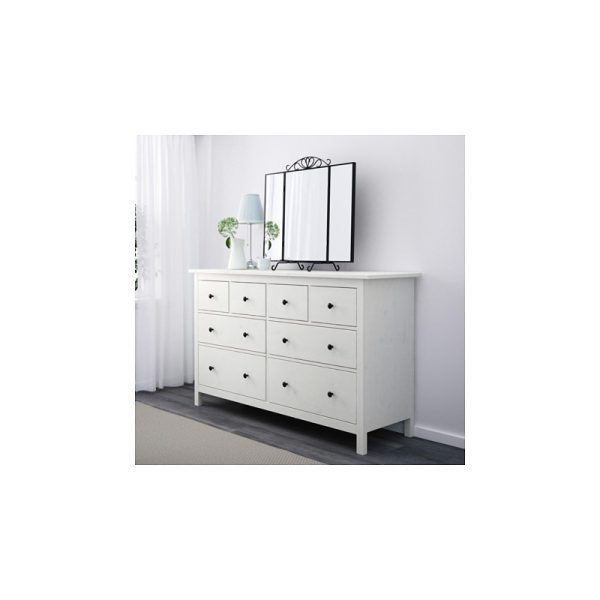 دراور هشت کشو سفید ایکیا HEMNES - تصویر 4