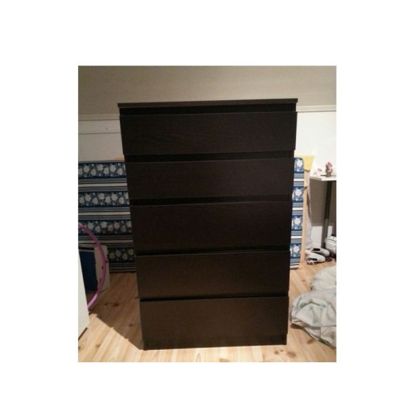 دراور پنج کشوی قهوه ای ایکیا KULLEN - تصویر 3