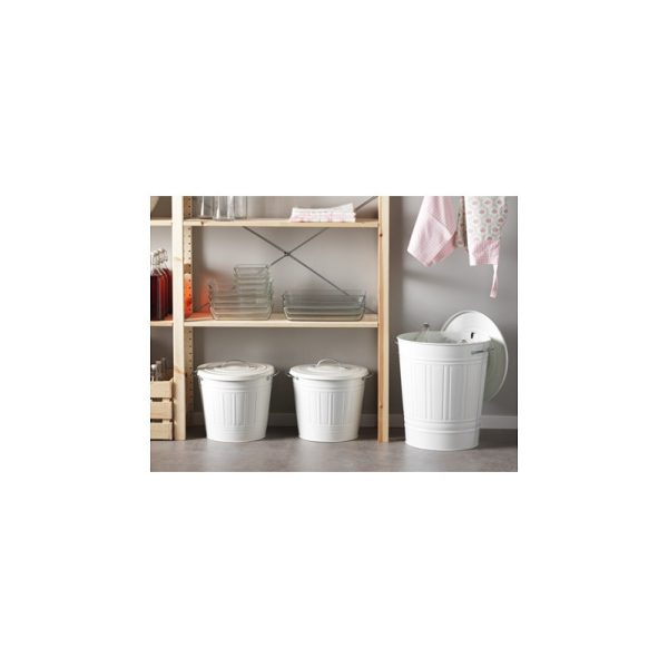 سطل سفید 40 لیتری ایکیا KNODD - Image 4