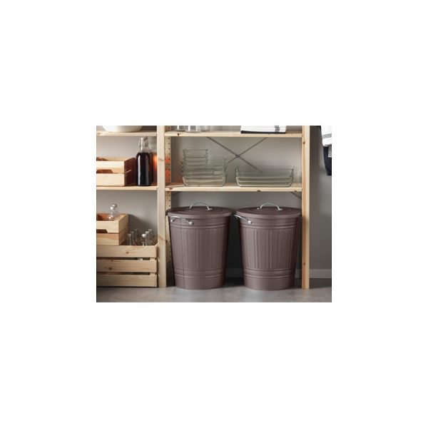 سطل طوسی 40 لیتری ایکیا KNODD - Image 4