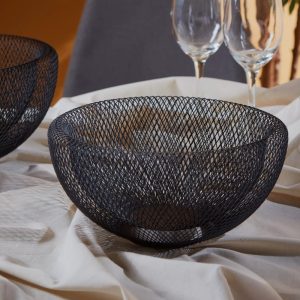 ظرف دکوراتیو مشکی HOME CENTER