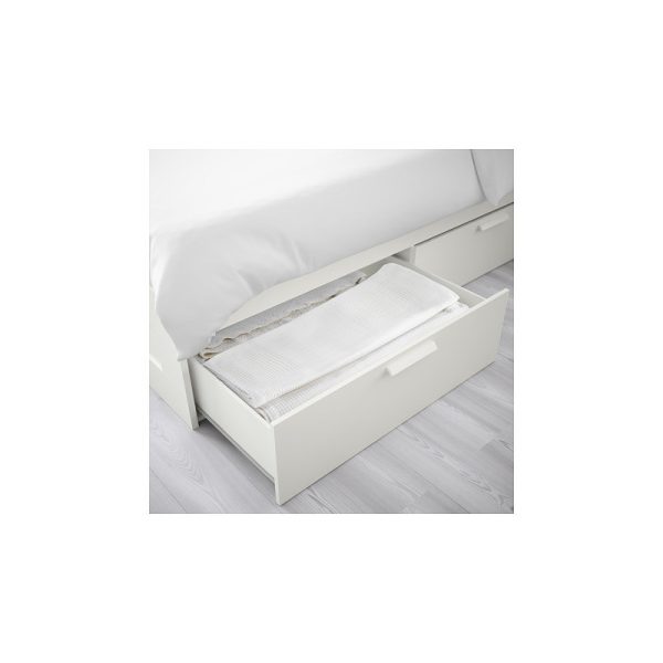 فریم تخت 180 سفید ایکیا BRIMNES - تصویر 3