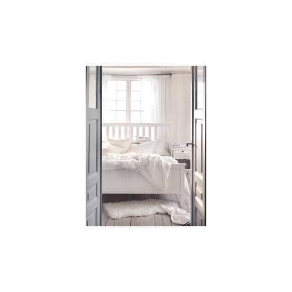 فریم تخت دو نفره  160 سفید ایکیا HEMNES - تصویر 6