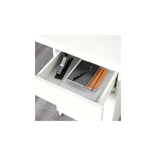 میز تحریر 140x65 سفید ایکیا MALM - تصویر 3
