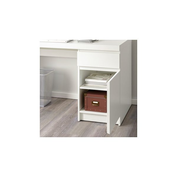 میز تحریر 140x65 سفید ایکیا MALM - تصویر 7