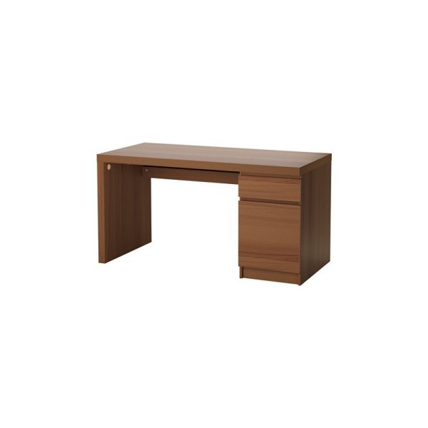 میز تحریر 140x65 گردویی ایکیا MALM