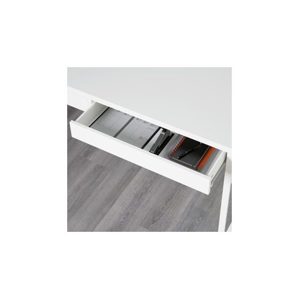 میز تحریر سفید 142x50 کشو دار ایکیا MICKE - تصویر 3