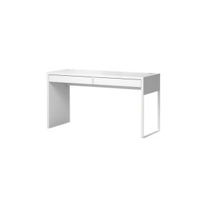 میز تحریر سفید 142x50 کشو دار ایکیا MICKE