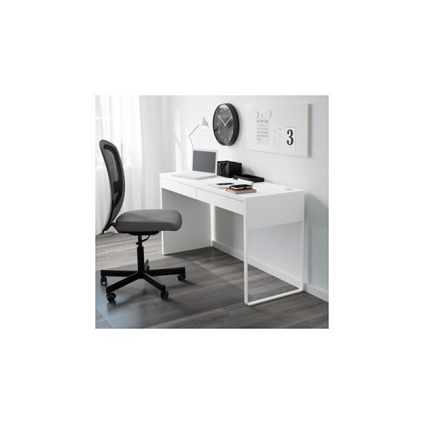 میز تحریر سفید 142x50 کشو دار ایکیا MICKE - تصویر 7