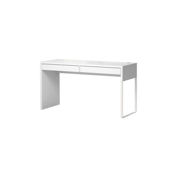 میز تحریر سفید 142x50 کشو دار ایکیا MICKE