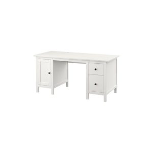 میز تحریر سفید  155x65 ایکیا HEMNES