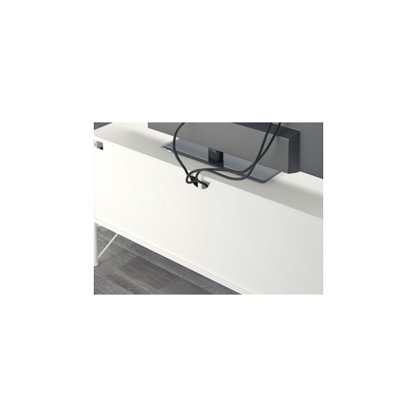میز تلویزیون 114x38 سفید ایکیا TOCKARP - تصویر 4