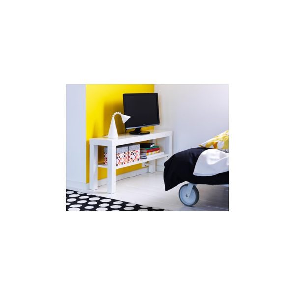 میز تلویزیون سفید ایکیا 26x90 LACK - تصویر 3