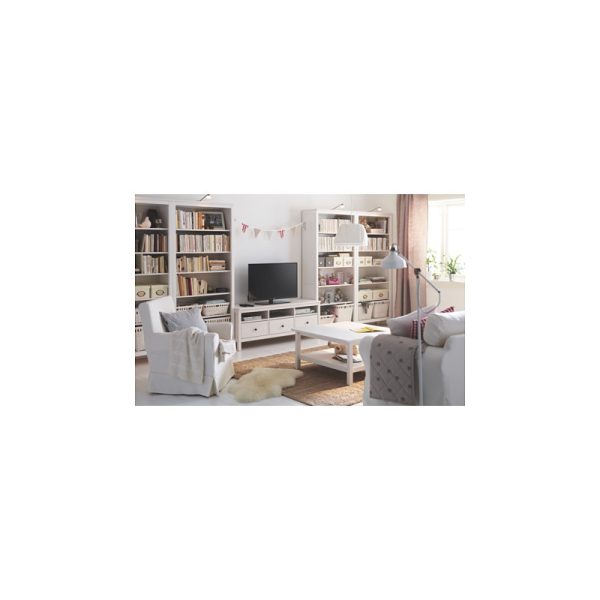 میز تلویزیون سفید ایکیا HEMNES - تصویر 3