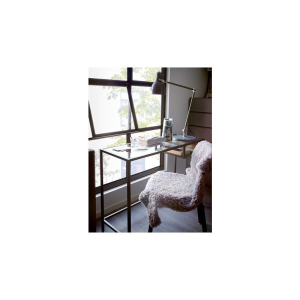 میز کار / لپ تاپ مشکی فولادی ایکیا VITTSJO - تصویر 3