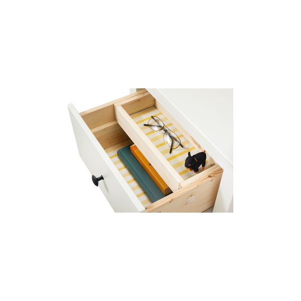 پاتختی دو کشو سفید ایکیا HEMNES - تصویر 4