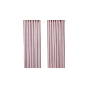 پرده صورتی کمرنگ ایکیا HILJA