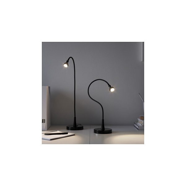 چراغ مطالعه LED مشکی ایکیا JANSJO - تصویر 3