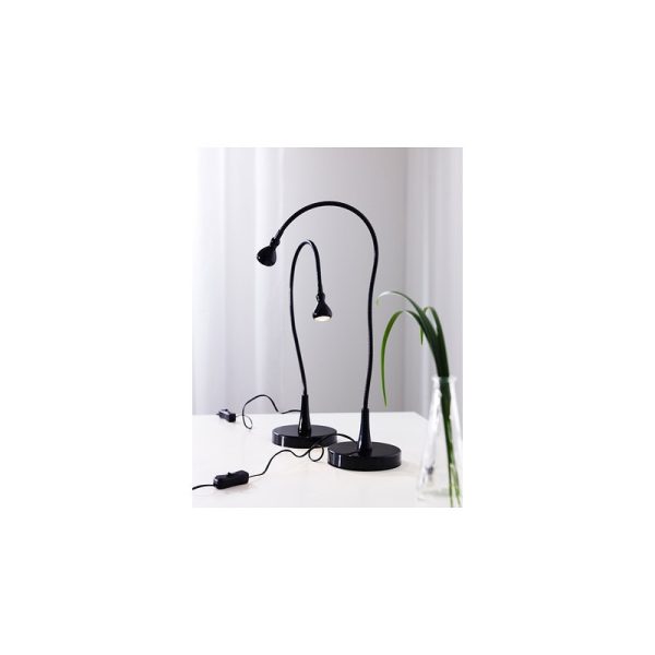 چراغ مطالعه LED مشکی ایکیا JANSJO - تصویر 5