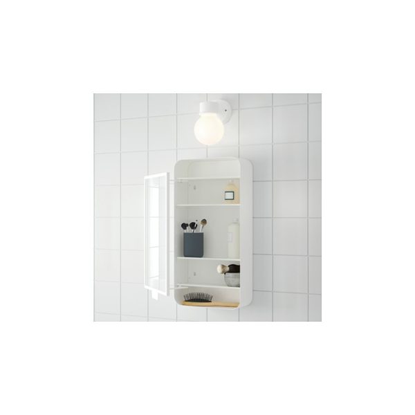 کابينت آينه دار سفيد ایکیا GUNNERN - تصویر 3