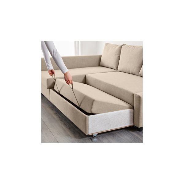 کاناپه تخت خوابشو کرم ایکیا FRIHETEN - تصویر 7