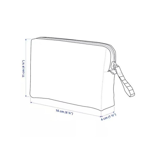 کیف ارایش مشکی VARLDENS - Image 3